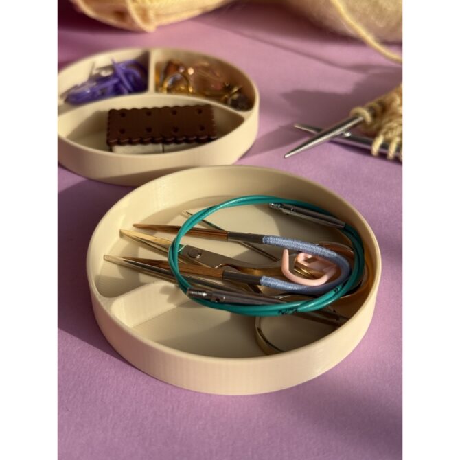 The Knitting Box separator mini kolor kość słoniowa