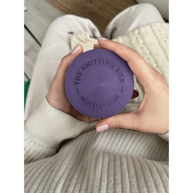 The Knitting Box Macaron Mini Knitting Stuff Organizer organizer na akcesoria dziewiarskie kolor morska czarownica