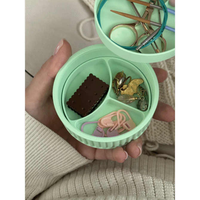 The Knitting Box Macaron Mini Knitting Stuff Organizer - obrazek 2