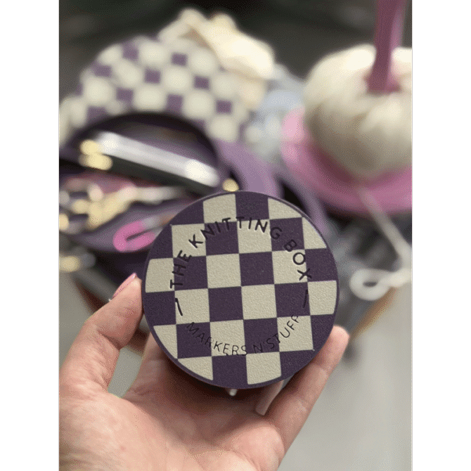 The Knitting Box Szach-mat Mini Knitting Stuff Organizer kolor morska czarownica