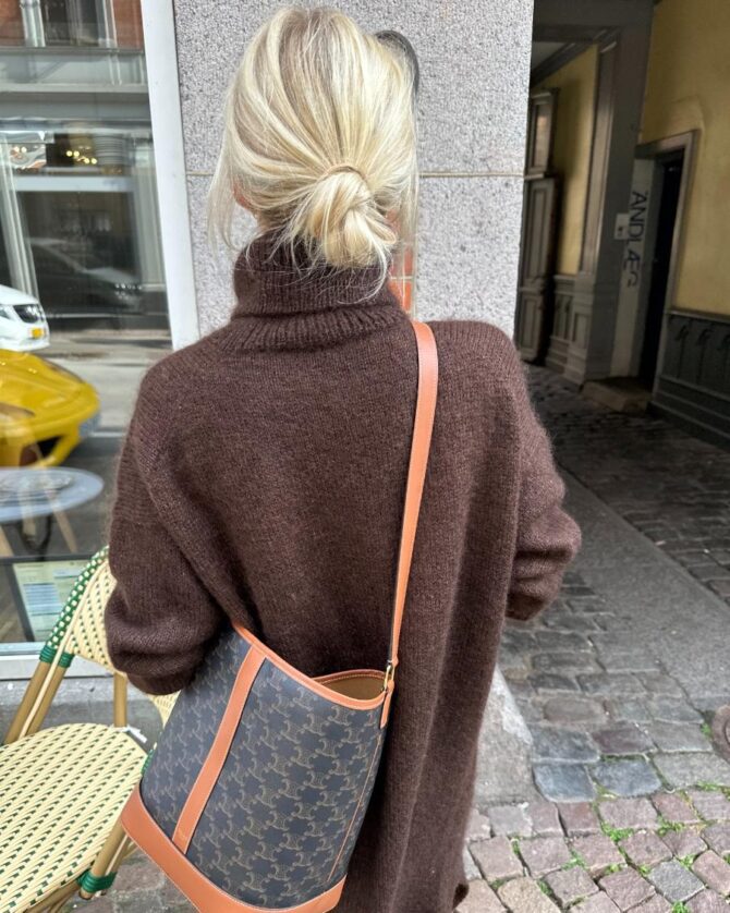 Wzór na druty Chestnut Dress PetiteKnit