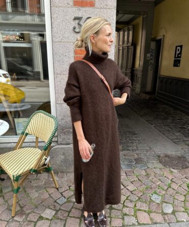 Wzór na druty Chestnut Dress PetiteKnit