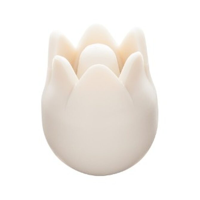 Zatyczki do drutów Tulip w kształcie tulipana kolor biały