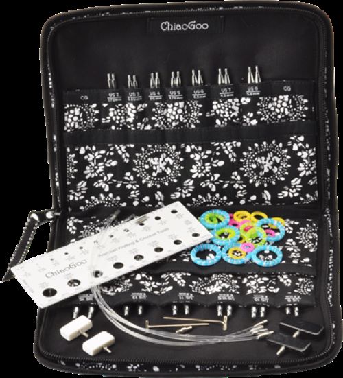 Zestaw drutów ChiaoGoo Spinn Bamboo 7 par 10cm