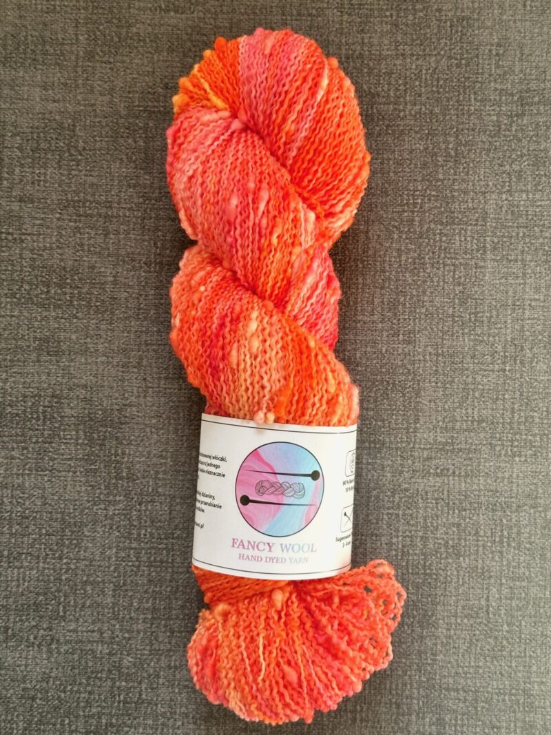 Kimono wzór na druty z włóczką Ballerina Chunky Sandnes Garn