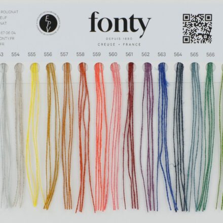 Merlin Bobineau Fonty wzornik kolorów