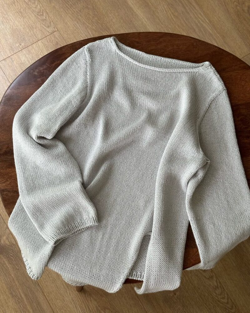 Liv Blouse wzór na druty z włóczką Sole Pascuali