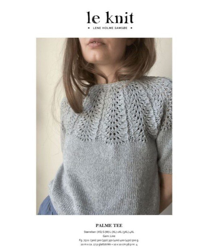 Sandnes LeKnit Palme Tee wzór