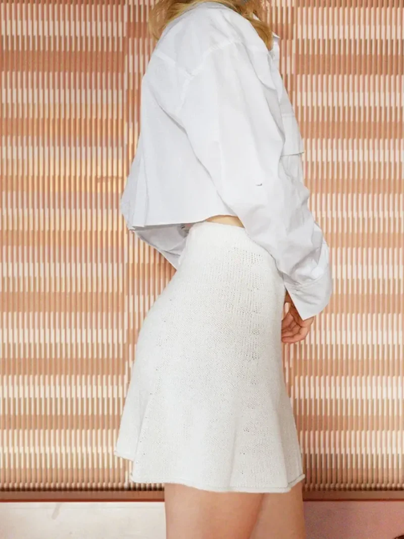 Milly Skirt 2404-08 wzór na druty z włóczką