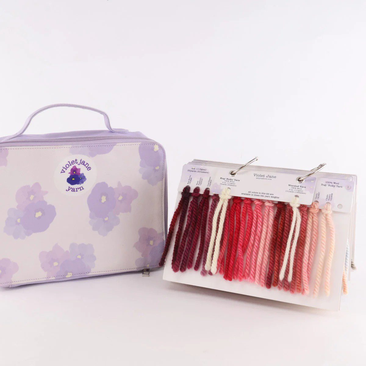 Próbnik kolorów włóczek ręcznie barwionych Oxford Punch Needle