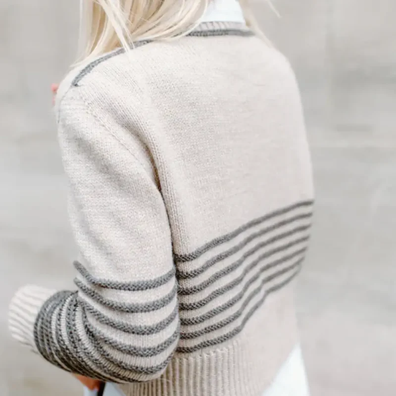 Milano Sweater wzór na druty z włóczką