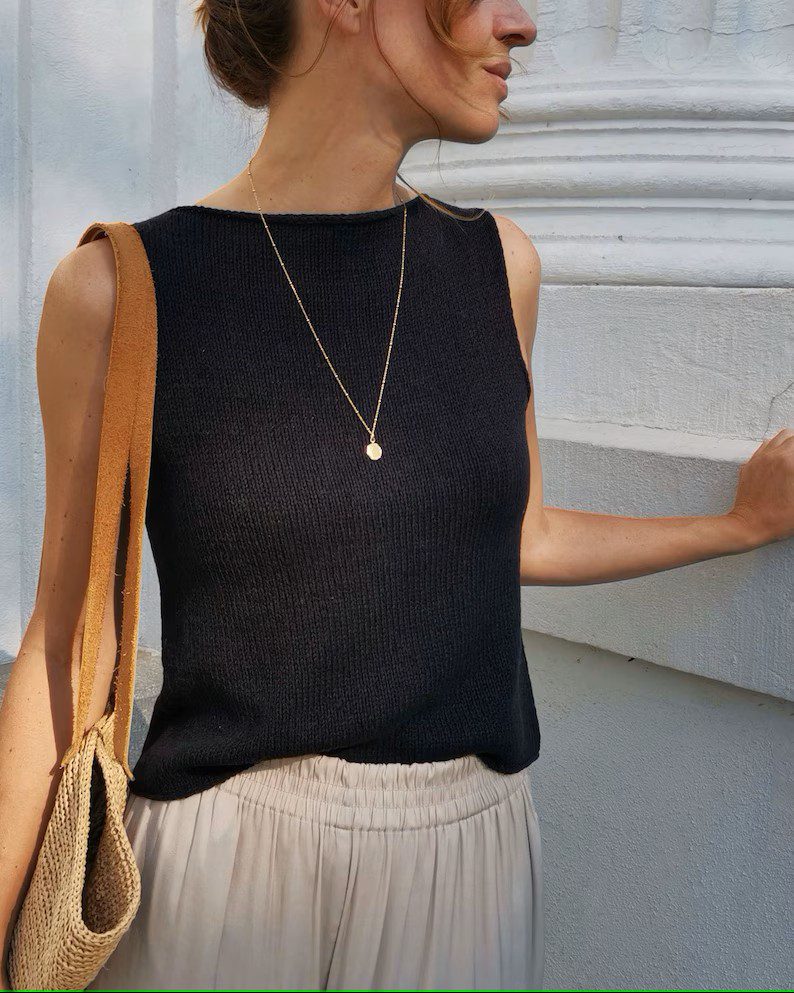 Paula Strickt Sabai Top wzór na druty z włóczką