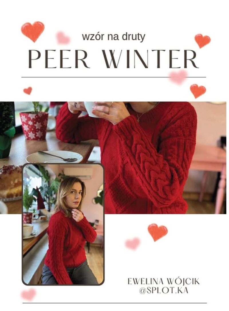 Peer Winter Sweater zestaw wzór z włóczką