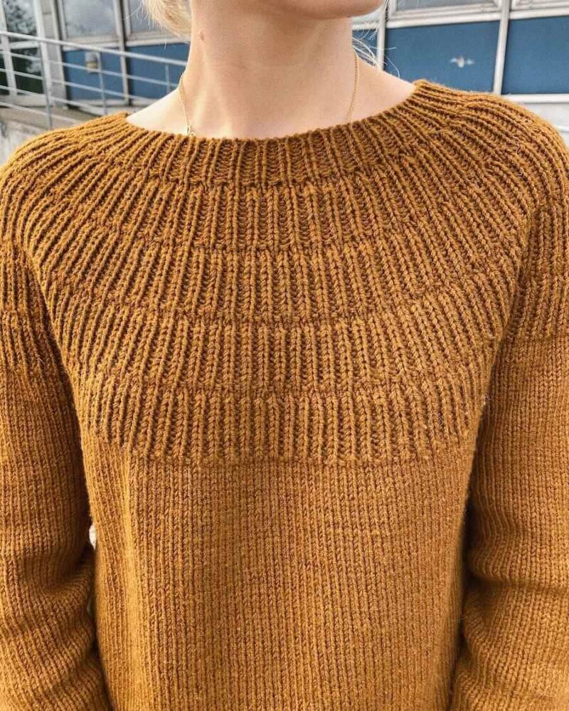 PetiteKnit Anker's Sweater MySize wzór dziewiarski