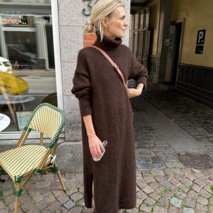 PetiteKnit Chestnut Dress wzór dziewiarski