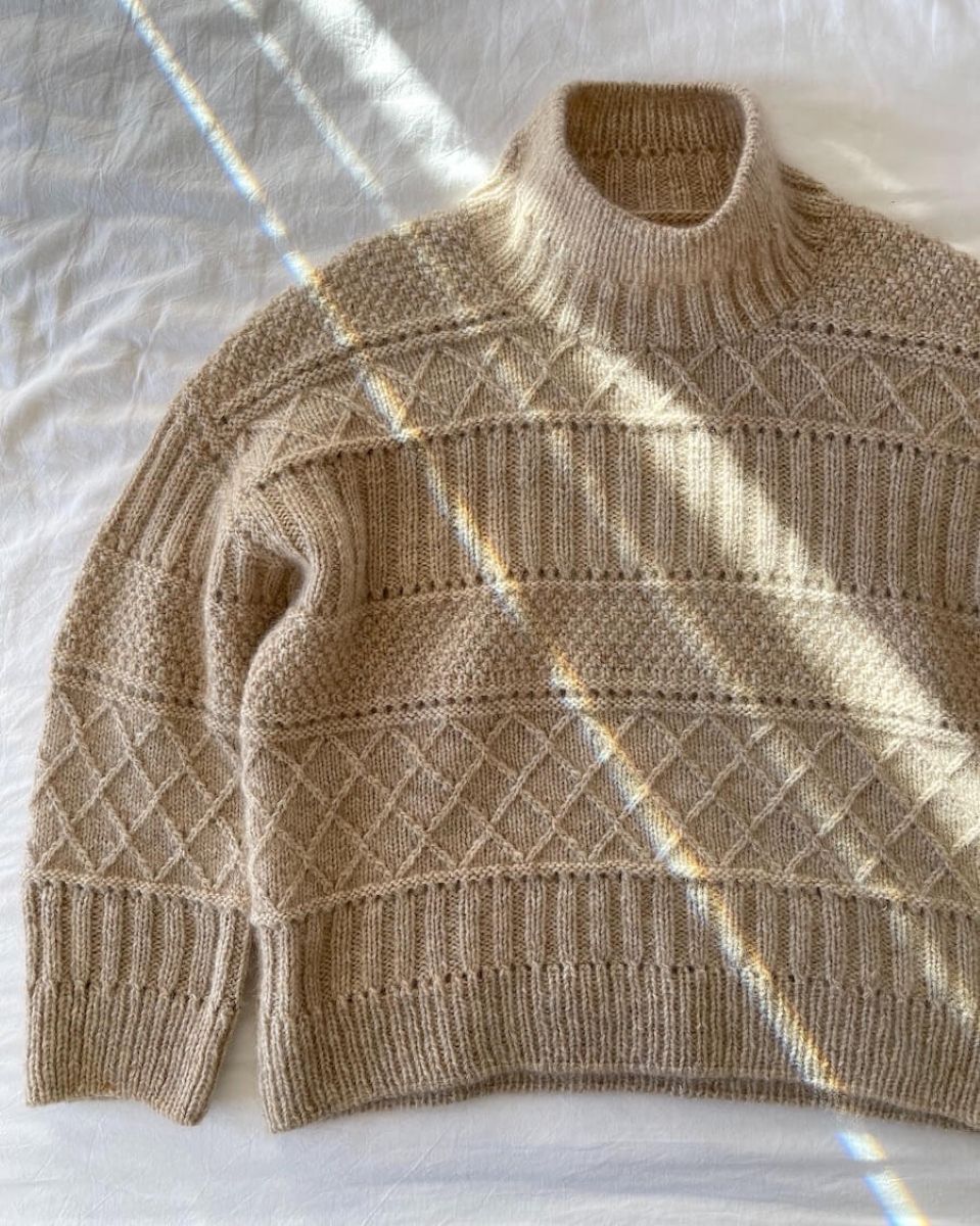 PetiteKnit Ingrid Sweater wzór dziewiarski