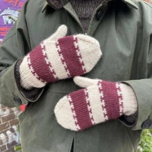 PetiteKnit Key Mittens wzór dziewiarski