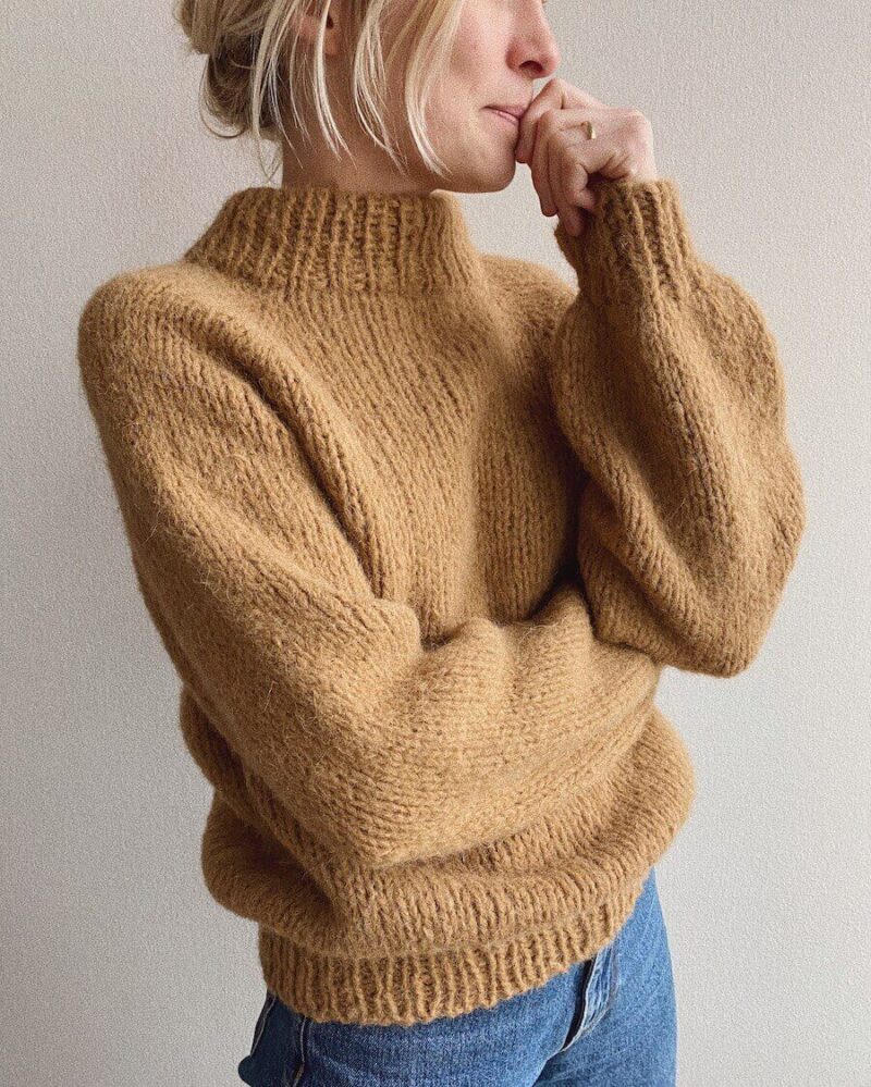 PetiteKnit wzory Louisiana Sweater