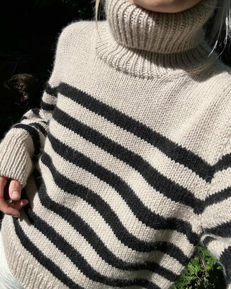 PetiteKnit wzory Lyon Sweater Chunky Edition