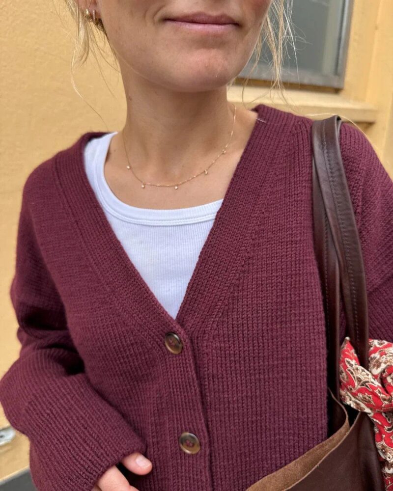 PetiteKnit Scarlet Cardigan wzór dziewiarski