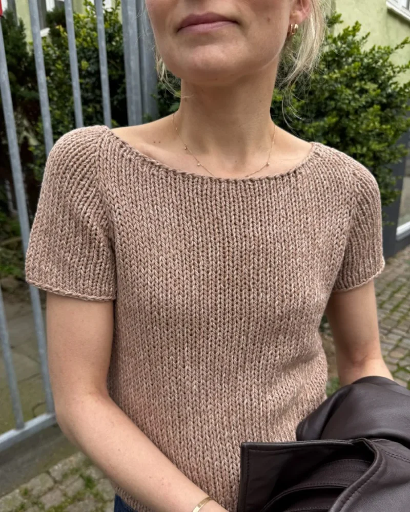 PetiteKnit Wave Tee wzór na druty