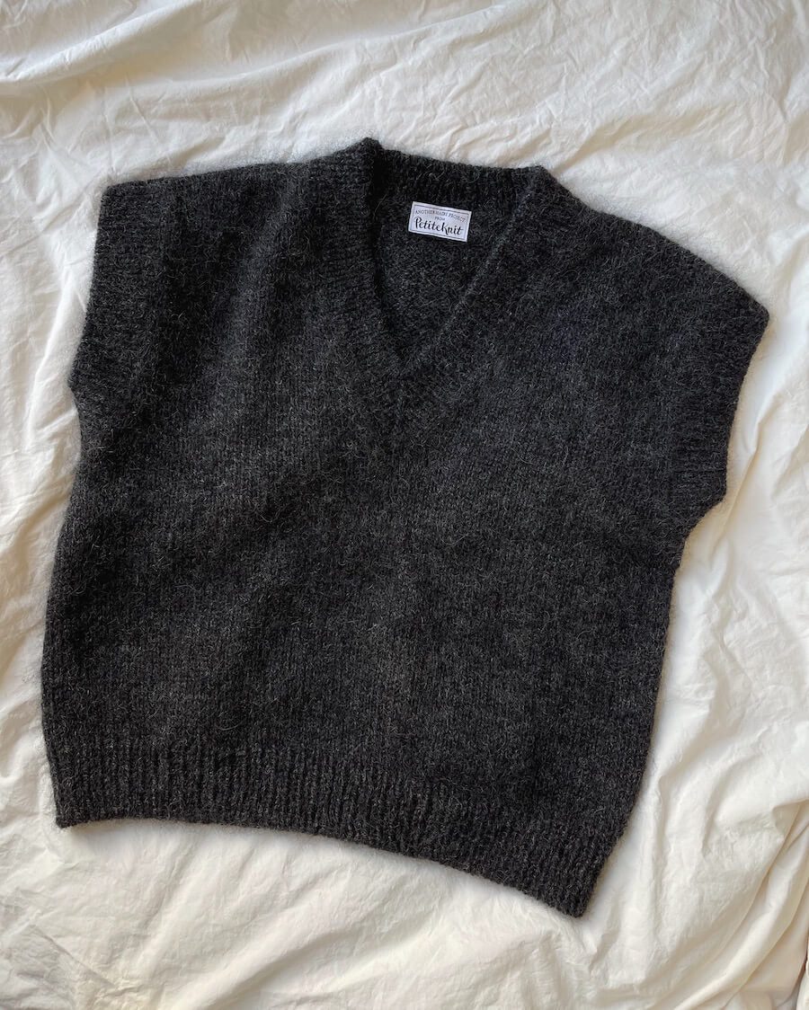 PetiteKnit Weekend Slipover V-Neck wzór na druty