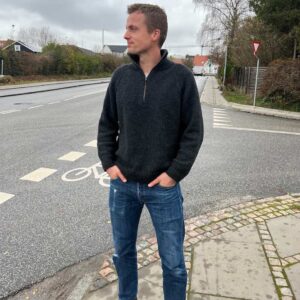 PetiteKnit wzory Zipper Sweater Light Man