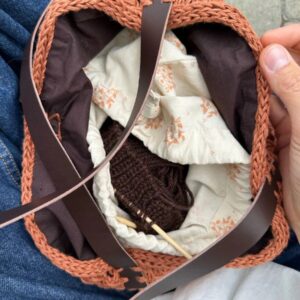 PetiteKnit podszewka 68 cm do torby z okrągłym dnem