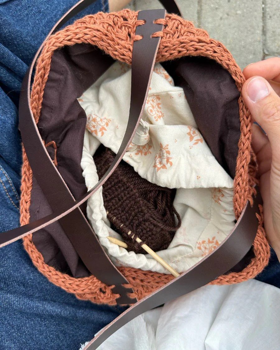 PetiteKnit podszewka 68 cm do torby z okrągłym dnem