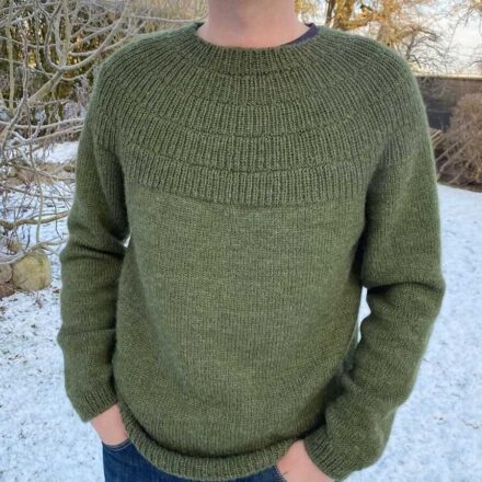 PetiteKnit wzory Anker's Sweater My Boyfriend's Size