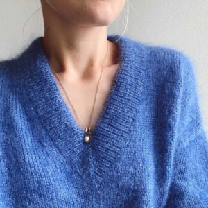 PetiteKnit wzory Stockholm Sweater V-Neck