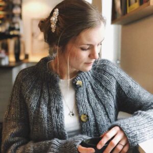 PetiteKnit wzory Sunday Cardigan