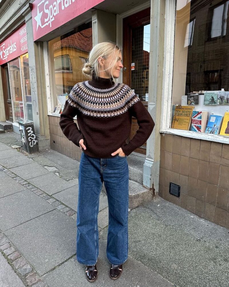 PetiteKnit wzory Celeste Sweater