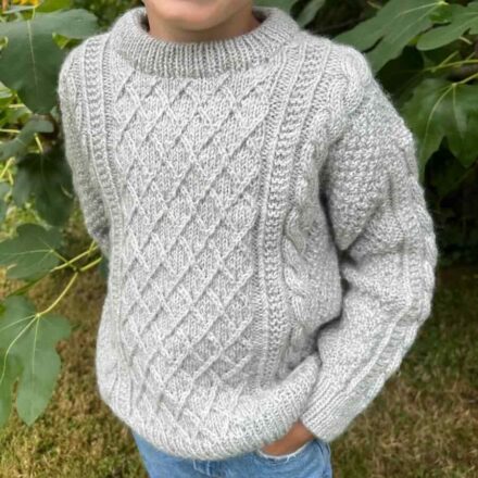 PetiteKnit wzory Moby Sweater Mini