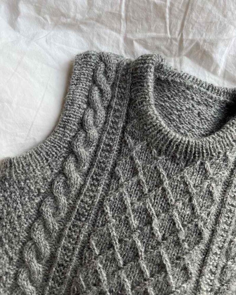PetiteKnit wzory Moby Slipover Baby