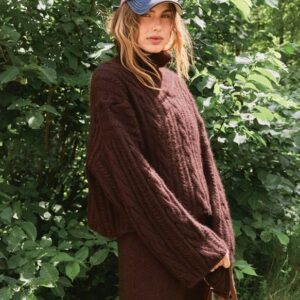 Brady Sweater 2507-01a wzór na druty z włóczką