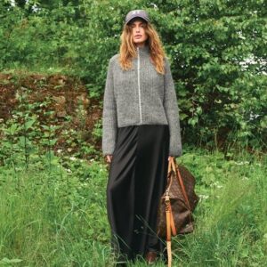 Tia Zipper Jacket 2507-10 wzór na druty z włóczką