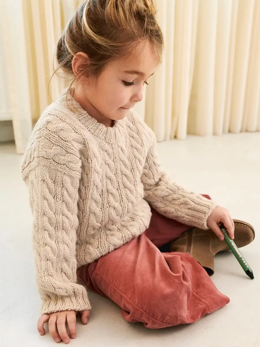 Bonnie Sweater Junior 2401-01 wzór z włóczką MOHER PRINT