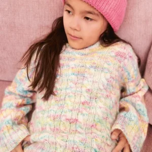 Bonnie Sweater Junior 2401-01 wzór z włóczką MOHER PRINT