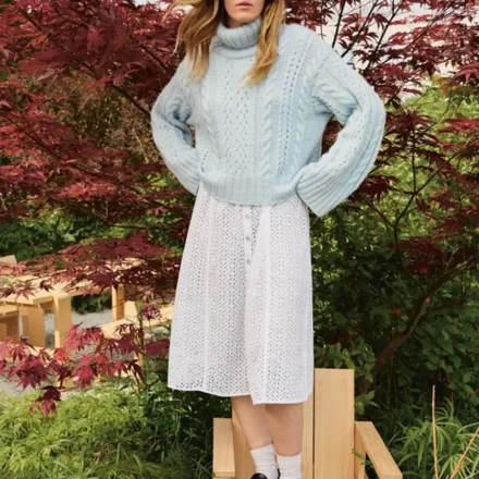 Cornelia Sweater 2409-05 wzór na druty z włóczką