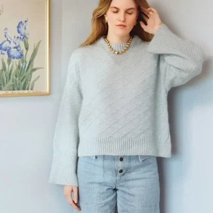 Heather Sweater Cable Edition 2409-13 wzór na druty z włóczką