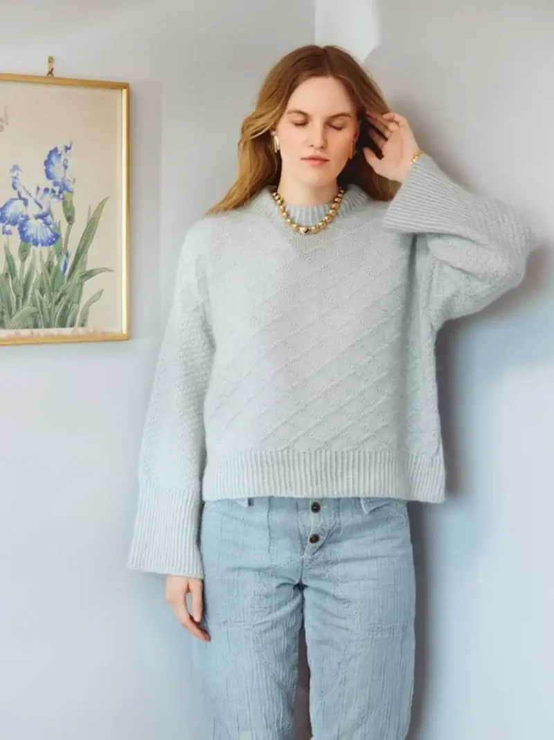 Heather Sweater Cable Edition 2409-13 wzór na druty z włóczką