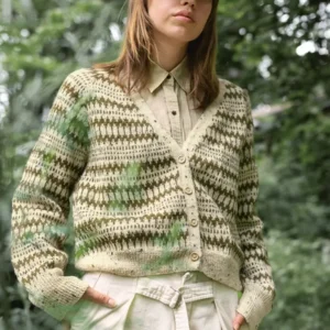 Kleiva Cardigan 2410-08 wzór na druty z włóczką