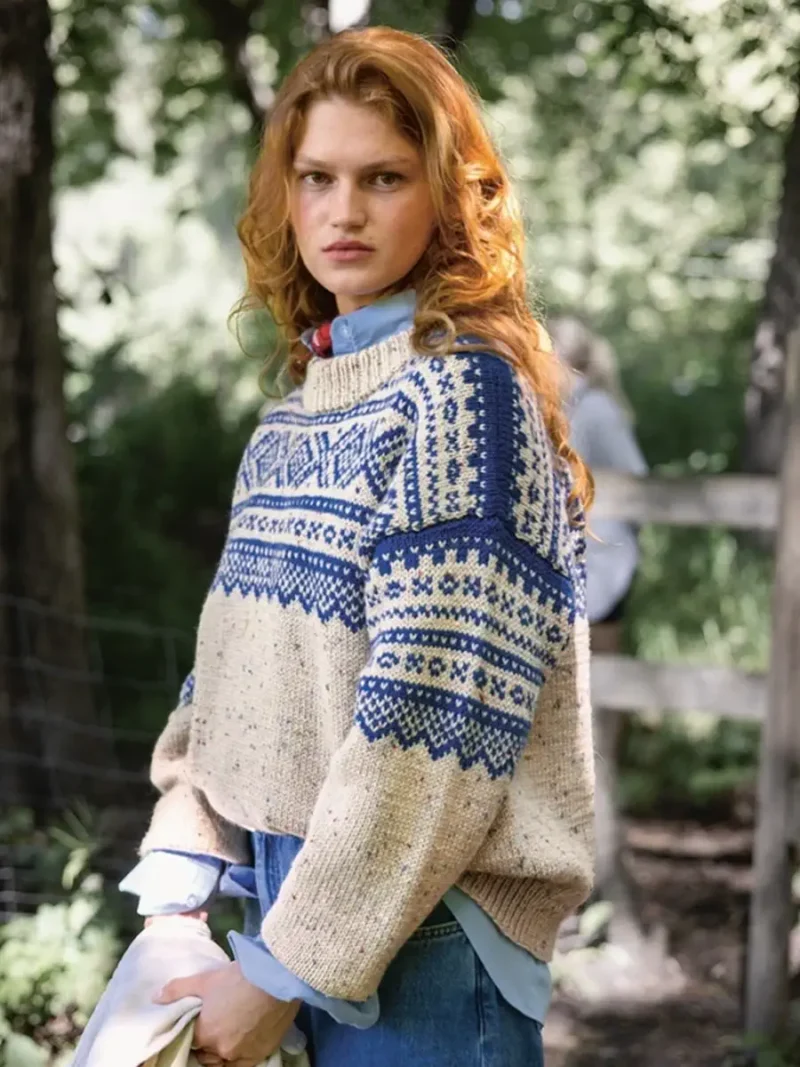 Marius Ladies Sweater 2410-02 wzór z włóczką