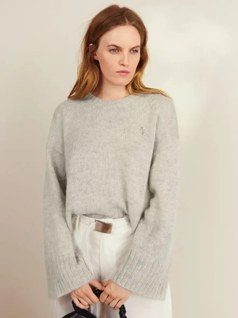 Molly Sweater 2409-01 wzór na druty z włóczką