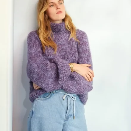 Noa Sweater 2409-06 wzór na druty z włóczką