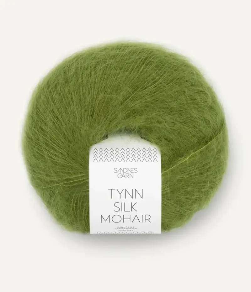Ceallaigh Sweater wzór na druty z włóczką Tynn Silk Mohair