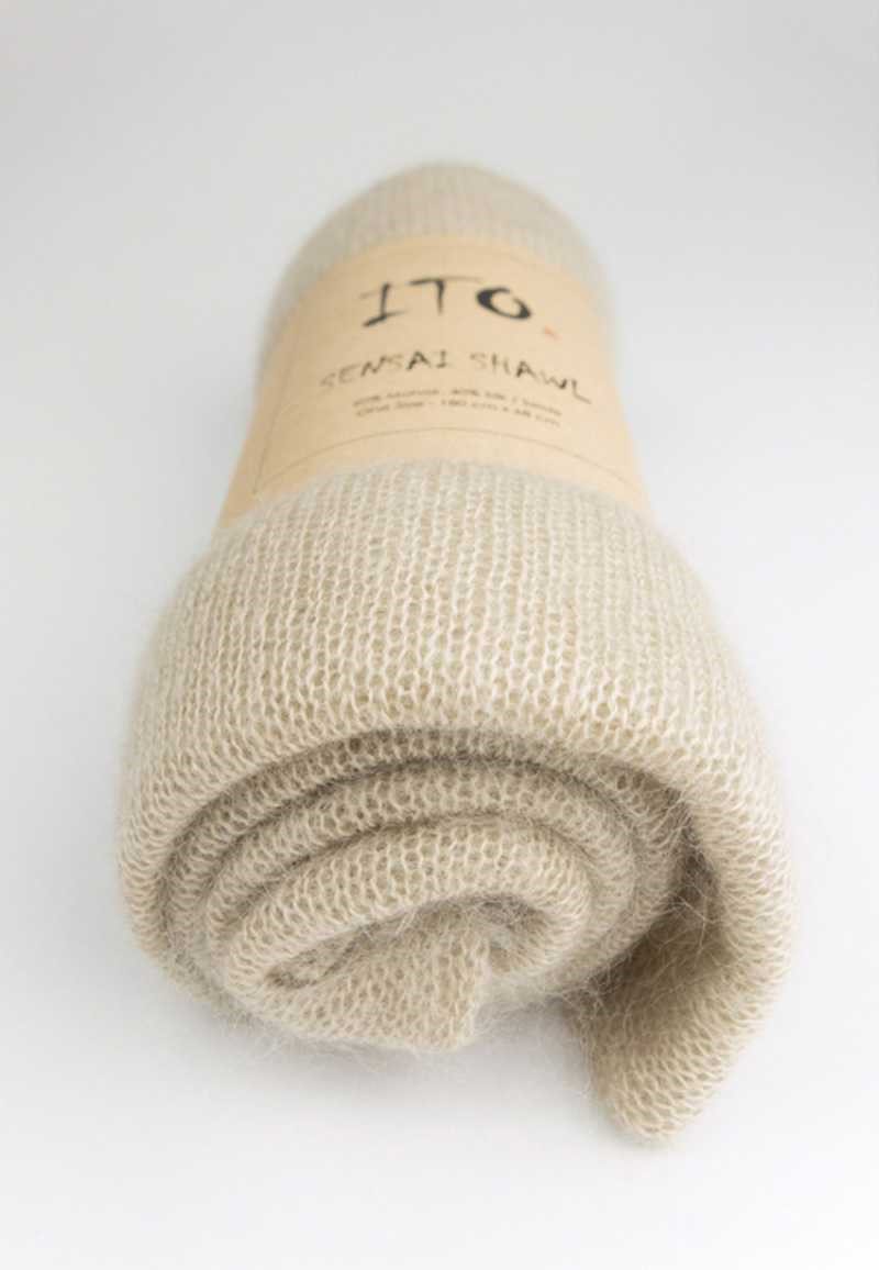 Sensai ITO moherowy szal z jedwabiem