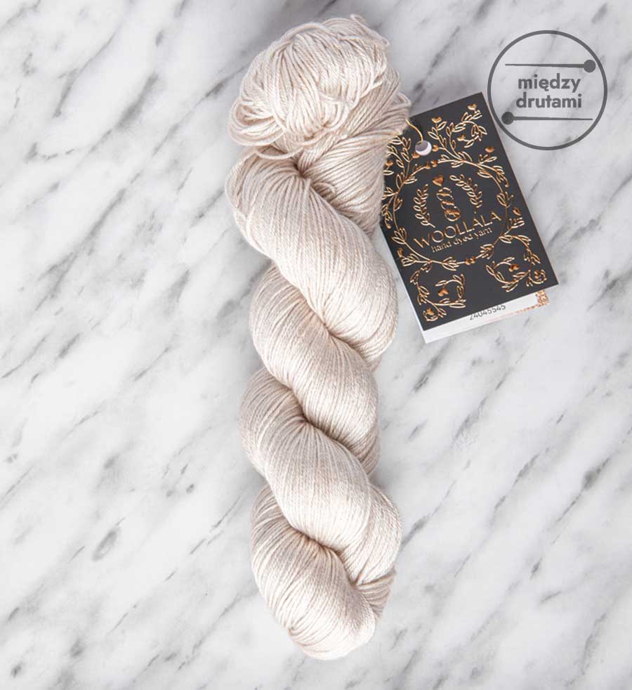 Włóczka Pure Silk Moon Sand Woollala