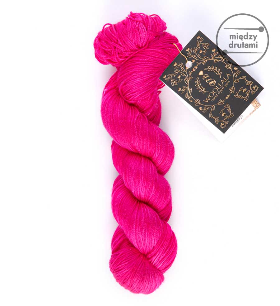 Fuksja Woollala Pure Silk 100